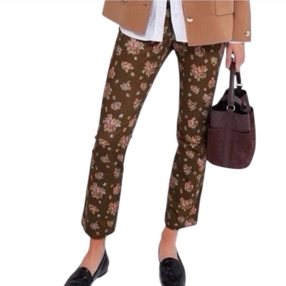 Tuckernuck Ashford Pant – Hazel Bouquet Corduroy Floral Brown (Women’s XXL) NWT